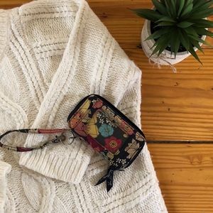 Vera Bradley Blue Wristlet